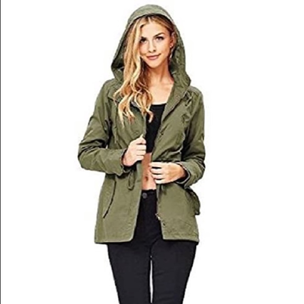 Green cargo jacket